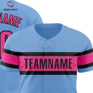Maillots de baseball personnalisés respirants et de softball en gros avec sublimation, maillots de baseball vierges et t-shirts – Vente chaude - Product Image 2