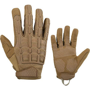 Gants de moto en cuir pour le sport, le motocross, à doigts entiers, antidérapants, unisexes, pour les sports motorisés, la course, les motards professionnels - Product Image 1