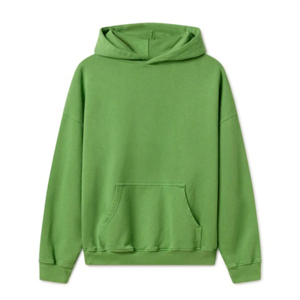 เสื้อฮู้ดดี้ผู้ชาย ผ้าฝ้าย 100% หนัก 420 กรัม ผ้าฟลีซหนานุ่ม ทรงโอเวอร์ไซส์ แบบสวมหัว ลายเรียบ ทอแบบถัก สั่งทำได้ - Product Image 1