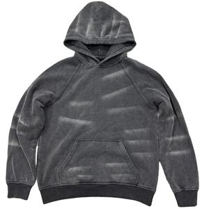 Sudadera con Capucha Casual para Hombre, Estilo Urbano, Tejido French Terry, Nueva Colección Otoño, Teñido en Prenda, Lavado, Efecto Desgastado por el Sol - Product Image 1