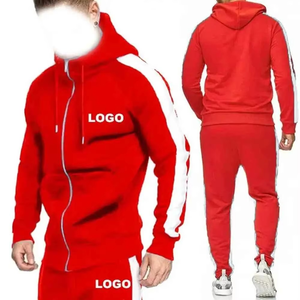 Conjunto Deportivo de Invierno para Hombre con Capucha y Cremallera Completa, 100% Poliéster, ODM, Alta Calidad, Logotipo Personalizado - Product Image 3