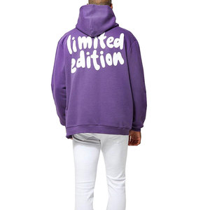 Sweats à capuche streetwear en promotion avec impression en relief, fabriqués en tissu doux de haute qualité - Product Image 5