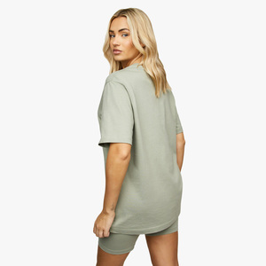 Camiseta de Verano 3D de Alta Calidad, 100% Algodón, Personalizada, de Manga Larga, para Mujer, Gruesa, 280g, Ecológica, Transpirable - Product Image 3