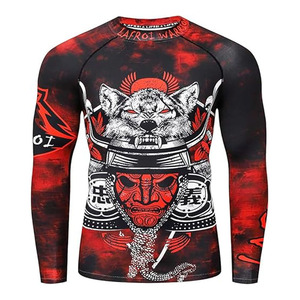 Men's Long Sleeve UPF 50+ Baselayer Skins Performance Fit <b>Compression</b> Rash Guard - Product Image 1