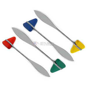 Ensemble de 4 marteaux réflexes Taylor avec têtes colorées, examen neurologique, test des réflexes orthopédiques, chirurgical, hôpital, clinique - Product Image 1