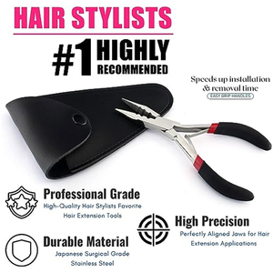 Pince à extensions capillaires de haute qualité pour micro-liens, micro-anneaux et extensions de plumes personnalisées - Product Image 5