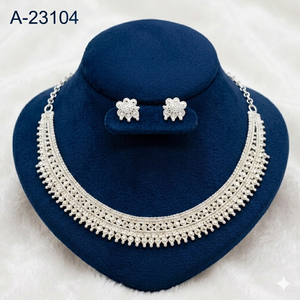 Juego de Joyería de Moda Vintage para Mujer, Chapado en Oro de 24K, Aleación de Zinc con Circones, de MOLL JEWELLERS, Envío Inmediato, Mejor Compra 2024 - Product Image 3