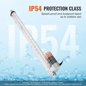 Attuatore Lineare 12V con Carico Elevato 330 libbre/1500N, Movimento Lineare 0,19 pollici/s, Staffa di Montaggio da 1 pollice per Cilindri - Product Image 4