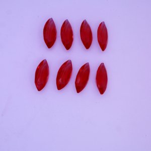 Lot de 8 pierres précieuses en zultanite rouge naturelle, taille marquise, changeant de couleur, 10x20mm, pierres lâches, certifiées par un tiers, bijoux du Rajasthan - Product Image 5