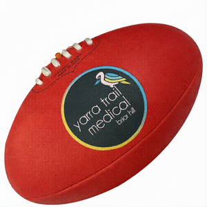 Ballon de football australien haute performance, cousu à la machine, en caoutchouc synthétique, conçu pour une adhérence exceptionnelle et une longue durée de vie. - Product Image 1