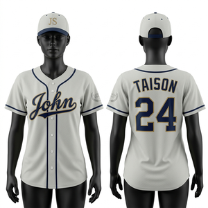 Camiseta de Béisbol para Mujer, 180 GSM, Poliéster Interlock, Ribete a Rayas, Sublimación, Bordado Tackle Twill, Logotipo Personalizado, Uniforme - Product Image 6