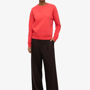 Sweat-shirt à fermeture éclair pour femme de qualité supérieure, 100% coton, léger, séchage rapide, impression de logo personnalisée - Product Image 2