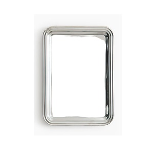 Plateaux de service en aluminium, finition argentée, forme rectangulaire, pour la maison et les hôtels, pour servir les aliments et les boissons sur table. - Product Image 3