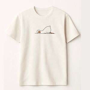 Camiseta Oversize de Color Blanco para Hombre, Estilo Urbano, Corte Cuadrado, Personalizable, Unisex - Product Image 1