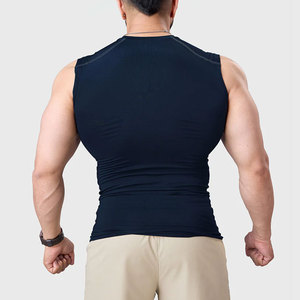 Chaleco Deportivo Tejido, Material Personalizado, Color Sólido, Top de Yoga, Ropa de Verano para Exteriores, Sin Mangas, Ropa para Correr - Product Image 5