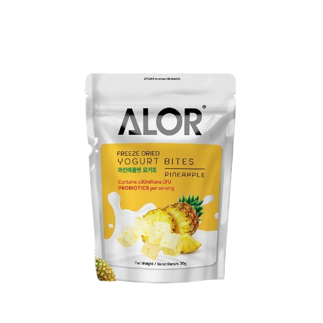 HALAL 100% Freeze-Dried Pineapple Sweet Frozen FD Dried Fruit Ready Stocks of Natural Product