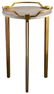 Mesa Auxiliar Cuadrada de Aluminio de Alta Calidad, Muebles de Primera Calidad, Detalle Metálico, para Hotel, Hogar, Sala de Estar, Otomana, Latón - Product Image 3