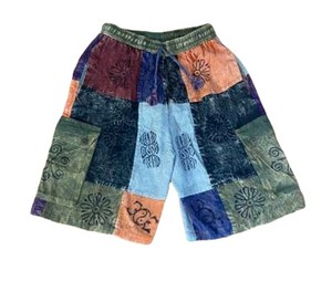 Summer Fashion XL Size Cotton <b>Canvas</b> Flare Pajama Pants Loose Fit Elastic Waist Closure Comfortable Breathable Hip Garment Dyed - Product Image 2
