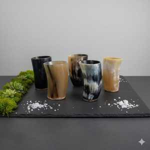 Jarra de Cerveza Hecha a Mano de Cuerno de Búfalo, Taza Rústica Vintage para Beber, Irrompible, Regalo Artesanal para Restaurantes - Product Image 6