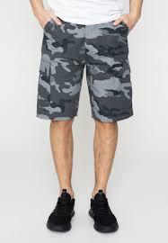 Custom <b>Men</b>’s <b>Camouflage</b> Cargo <b>Shorts</b> – Grey Urban Camo Tactical <b>Shorts</b> with Side Pockets – Bulk Apparel Manufacturer - Product Image 3