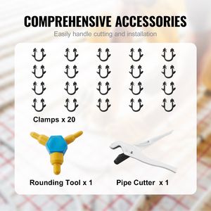 Tubo PEX AL PEX de 5/8 de Diámetro, Tubo PEX de Aluminio y Plástico Compuesto para Calefacción por Suelo Radiante, Espesor de 0.08, Barrera de Oxígeno, Longitud de 656 pies - Product Image 5