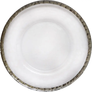 Assiettes de présentation de luxe transparentes or et argent pour occasions festives – Vente en gros - Product Image 3