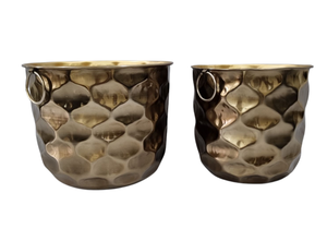 Linea Exports Inc. – Jardinières décoratives en métal pour l'intérieur et l'extérieur, pots de fleurs et jardinières pour la maison et le jardin - Product Image 6