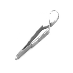 Schaedel Clamps Towel Straight Clip With <b>Cross</b> Action 90mm Stainless Steel Towel Forceps BY ZACHARY INDUSTRIES - Product Image 5