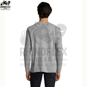 เสื้อยืดแขนยาวผู้ชาย ผ้าฝ้าย 100% คุณภาพสูง ผสมโพลีเอสเตอร์  รับสกรีนโลโก้ เสื้อยืดแขนยาวลายเรียบ - Product Image 3