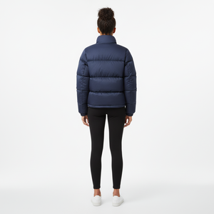 Veste d'hiver matelassée pour homme de qualité supérieure - Logo sur le devant, coupe-vent et résistante à l'eau, fabriquée en tissu nylon - Product Image 5