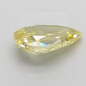 Diamante Cultivado en Laboratorio de Corte Pera, Color Amarillo Intenso, 3.58 Quilates, Certificado IGI, VS2, Pulido EX, Simetría EX, Piedra Suelta para Joyería Fina - Product Image 4
