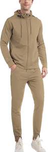 Conjunto Deportivo de 2 Piezas para Hombre, con Capucha, Transpirable, con Bolsillos Ocultos y Forro Polar, para Otoño, Estilo Deportivo Informal - Product Image 2
