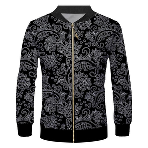 High Quality Customization Breathable Embroidery Plain Dyed Eco-Friendly Reversible Winter Puffer Bomber <b>Jacket</b> Warm Padding - Product Image 3