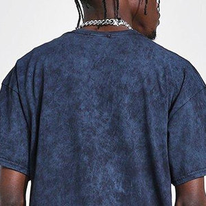 Camiseta Gráfica Oversize de Algodón 100% con Lavado Ácido DTG, Peso Pesado 220 GSM, Estilo Vintage Lavado, Streetwear Hip Hop, Precio de Fábrica - Product Image 6