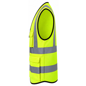 Chaleco de Seguridad Ligero Reflectante de Alta Visibilidad para Hombre, Fabricante Personalizado, Proveedor Mayorista, Uniforme de Construcción - Product Image 3
