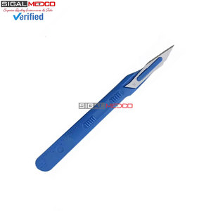 Lames chirurgicales stériles de qualité supérieure, certifiées CE, pour usage général en chirurgie, jetables, en acier inoxydable, sans plastique, scalpel. - Product Image 5