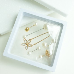 Opportunità Workshop Spilla con 6 pezzi di perle cubiche con custodia trasparente spille alla moda per abbigliamento da cucire - Product Image 1