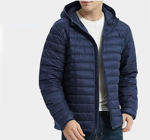 The New Style Unisex Ultra Lightweight Formal Front Logo <b>Packable</b> Long-Sleeve Full-Zip Bomber <b>Jacket</b> - Product Image 4