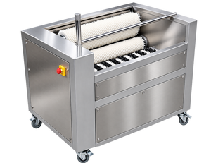 Machine à éplucher les légumes de type brosse LEENOVA, motorisée, automatique, pour pommes de terre, manioc, oignons, gingembre, carottes, 220V, 170KG, 20kg/h - Product Image 2