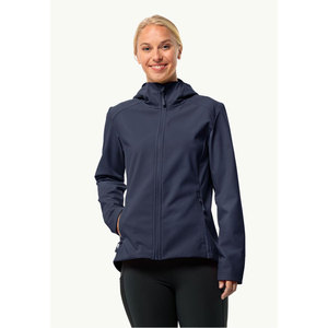 Women's Winter Hooded Softshell <b>Jacket</b> Thermal Fleece Zipper Closure Breathable Waterproof Women's Outdoor Softshell <b>Jacket</b> - Product Image 1