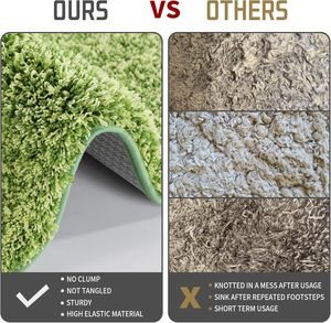 Hot Selling 17"x24" Microfiber Bath <b>Mat</b> Super Absorbent Non-Slip Floor Thick Plush Shaggy Tufted <b>Bathroom</b> Rug Washable Hotel - Product Image 1