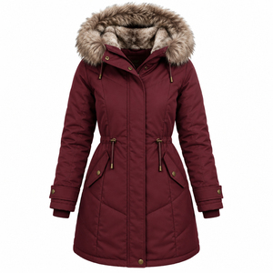 Casual <b>Womens</b> Insulated Jacket for Outdoor Wear Warm Coat with Cotton Filling Casual Plus Size Sports Jacket Wholesale - Product Image 1