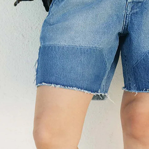 Vêtements décontractés pour les acheteurs en gros, prix d'usine avantageux avec logo, shorts en jean vintage 2026 pour femmes, confort moderne - Product Image 3