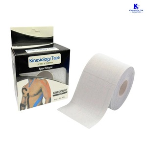 KStar Kinesiology <b>Tape</b> 5cm X 5m White Elastic Muscle Support <b>Tape</b> For Pain Relief And Sports <b>Injury</b> Recovery Product <b>Tape</b> - Product Image 2