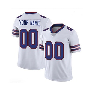 Camiseta de fútbol americano personalizada, camiseta de fútbol de malla cosida, camiseta de fútbol americano blanca y naranja con impresión digital - Product Image 5