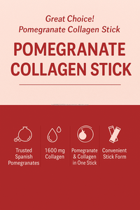 Goji Pomegranate <b>Collagen</b> Jelly Stick Drink 60 Count Youth Skin Support for Women - Product Image 5
