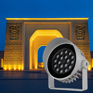 ไฟสปอตไลท์ LED ทรงกลมสำหรับภายนอกอาคาร RGBW IP65 กันน้ำ CRI 90 9W สำหรับตกแต่งภูมิทัศน์และอาคาร - Product Image 6