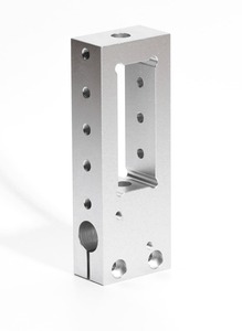 CNC machined clamp housing <b>block</b> / linear guide <b>mounting</b> <b>block</b> (split clamp type) - Product Image 3