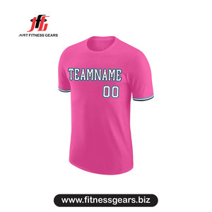 T-shirt uni à col rond, coupe classique, tissu jersey respirant - Product Image 3