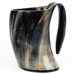 Handmade Horn Classic Tea <b>Mug</b> Natural Shape Polished Eco-Friendly Dishwasher Safe Microwave Safe Solid Pattern <b>Gift</b> <b>Box</b> - Product Image 4